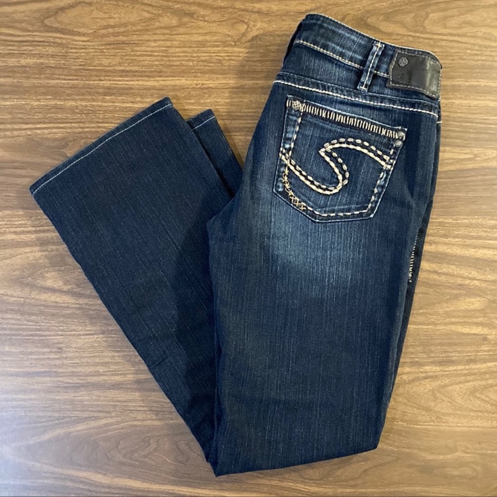 Silver Aiko Bootcut Dark Wash Jeans